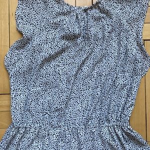 Black and white polka dot dress H&M